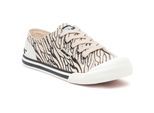 Rocket Dog Jazzin Wales Baumwoll Damenschwarze Turnschuhe