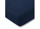 Spannbettlaken ESTELLA "Jersey-Stretch-Spannbetttuch", blau (saphir), B:100cm, Jersey-Elasthan, Obermaterial: 97% Baumwolle, 3% Elasthan, Bettlaken, Spannbettlaken, Der Maßanzug für die Matratze