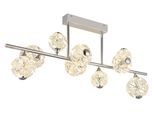 GLOBO LIGHTING Deckenleuchte "VIRINA", verchromt, H: 45cm, 1 Stk., Leuchten, Deckenlampe Wohnzimmer-Leuchte Schlafzimmer-Leuchte Flur Küche, Deckenleuchte