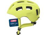 Fahrradhelm ABUS "YOUN-I 2.0" Gr. M, gelb (mono gelb), Helme, M/905 Kopfumfang: 52cm - 57cm