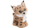 Kuscheltier NICI "Glubschis, Luchs Lenzo, 15cm stehend", braun, Plüschfiguren, KinderB:9cm H:15cm L:12cm, Polyester, Kuscheltier, B:9cm H:15cm L:12cm