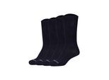 Kurzsocken CAMANO "Socken Organic Diabetic Socks 4P 4er Pack", Herren, Gr. 43-46, blau (dunkelblau), Obermaterial: 74% Baumwolle CO. 24% Polyamid PA. 2% Elasthan EL., Socken