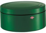 Keksdose WESCO "Classic Line - Gebäckdose", schwarzgrün, H:12,4cm Ø:24cm, Stahlblech, Lebensmittelaufbewahrungsbehälter, Keksdose, Dose mit Deckel & Kunststoffring / schließt dicht, 4 L