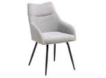 Livetastic , Grau, Schwarz , Metall, Textil , 60x86x55 cm ,