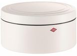 Keksdose WESCO "Classic Line - Gebäckdose", sand matt, H:12,4cm Ø:24cm, Stahlblech, Lebensmittelaufbewahrungsbehälter, Keksdose, Dose mit Deckel & Kunststoffring / schließt dicht, 4 L