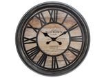 Wanduhr Elda Braun/Eichefarben