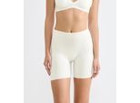Lange Unterhose SLOGGI "ZERO Feel 2.0 Cyclist N", Damen, Gr. L, silk weiß, Single Jersey, Obermaterial: 76% Polyamid, 24% Elasthan, körpernah, Unterhosen Lange Unterhose, mit längerem Bein, hochelastisch