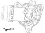 BORGWARNER Thermostat, Kühlmittel 4337105d für BMW