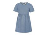 Mountain Warehouse Meisjes Elodie Effen Chambray Midi-jurk (Blauw)