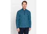 Langarmshirt CATAMARAN "Langarm-Shirt", Herren, Gr. 60/62, blau (topas), 100% Baumwolle, unifarben, Shirts Langarmshirt