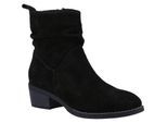 Hush Puppies Iris Wildleder Damen Schwarz Stiefel