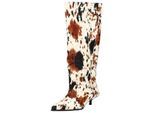 Stiefel INUOVO "INUOVO Stiefel Leder", Damen, Gr. 37, weiß, braun, Leder, Schuhe Stiefel