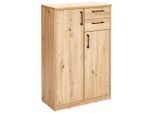 Xora Kommode, Eiche Artisan, Holzwerkstoff, 5 Fächer, 2 Schublade(n) Schubladen, 72x110x36 cm, Typenauswahl, Beimöbel erhältlich, Wohnzimmer, Kommoden & Sideboards, Kommoden