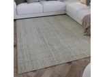 Teppich WECON HOME "Hamptons FOURTEEN", beige (greige), B:80cm H:10mm L:230cm, Kunstfaser, Schurwolle, Teppiche, Teppich, Läufer, Fasermix, Kurzflor, Wohnzimmer, Schlafzimmer, elegant, Karo