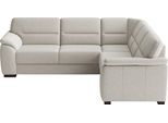 Ecksofa SIT & MORE "Montego", nature, B:255cm H:88cm T:225cm, 100% Polyester, Sofas, Ecksofa, wahlweise mit Bettfunktion und Schubkasten
