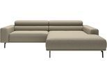 Ecksofa "Tossa, Modernes Design trifft smarte Funktione, Breite 258 cm", beige (sand melange), B:258cm H:71cm T:217cm, 24% Polyester, 76% Polyacryl, SCHÖNER WOHNEN-KOLLEKTION, Sofas, Ecksofa, Motorischer Sitzvorzug, Kopfteil-Funktion & Saugroboter-Höhe