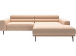 Ecksofa "Tossa, Modernes Design trifft smarte Funktione, Breite 258 cm", beige (rusty melange), B:258cm H:71cm T:217cm, 24% Polyester, 76% Polyacryl, SCHÖNER WOHNEN-KOLLEKTION, Sofas, Ecksofa, Motorischer Sitzvorzug, Kopfteil-Funktion & Saugroboter-Höhe