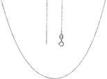 Silberkette FIRETTI "Schmuck Geschenk Silber 925 Armband Kette Fußkette Bauchkette Kugeln" Gr. 45, silber (silberfarben), Halsketten, Damen, 45, Silber 925 (Sterlingsilber), B: 1mm, Silberkette, in verschiedenen Längen erhältlich, B:1mm