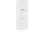 Seitenschrank IMPULS KÜCHEN "Valencia & Tirana", Breite/Höhe: 60/205,1 cm", weiß, B:60cm H:205,1cm T:57,6cm, Dekorfolie, Holzwerkstoff, Schränke, Seitenschrank, vormontiert, mit Drehtüren, mit verstellbarem Fachboden