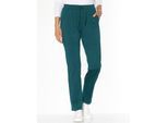 Webhose CLASSIC BASICS, Damen, Gr. 24, Kurzgrößen, blau (petrol), 76% Polyester, 20% Viskose, 4% Elasthan, unifarben, Hosen