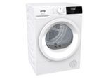 GORENJE Wärmepumpentrockner "DHNE 72", Energieeffizienz: D, weiß, B:59,5cm H:84,5cm T:55cm, Trockner, TwinAir - für gleichmäßiges Trocknen, Wärmepumpentrockner