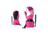 Skihandschuhe ZIENER "LANI GTX(R) Junior", Damen, Gr. 3, pink, Kunstfaser, Handschuhe Skihandschuhe