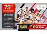 TCL Mini-LED-Fernseher "75Q7CX1", Energieeffizienz: F, schwarz, 75, Fernseher, Audio von Bang & Olufsen, Dolby Vision, Smart TV, Apple TV, 4K HDR, Mini-LED-Fernseher