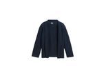 TOM TAILOR Damen Cardigan mit Schalkragen, blau, Uni, Gr. XXL