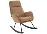 Livetastic , Braun , Textil , Kautschukholz , massiv , 70x105x87 cm , Schaukelfunktion ,