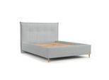 POLSTERBETT Plaza 140/200 cm Hellgrau im Riva Stoff