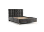 POLSTERBETT Cora 180/200 cm Anthrazit im Lotta Stoff