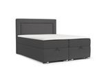 BOXBETT Lontano 180/200 cm Anthrazit im Megan Stoff