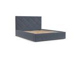 POLSTERBETT Torno 180/200 cm Blau im Asti Stoff