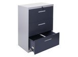 HÄNGEREGISTERSCHRANK Grau