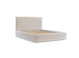 POLSTERBETT Brisa 140/200 cm Creme im Paros Stoff