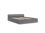 POLSTERBETT Solvo mit Stauraum 140/200 cm Grau im Neve Stoff