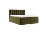 BOXBETT Lusso 200/200 cm Olivgrün im Kronos Stoff