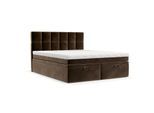BOXBETT Elano 140/200 cm Braun im Kronos Stoff