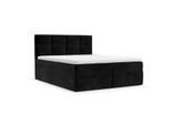 BOXBETT Velto 180/200 cm Schwarz im Kronos Stoff
