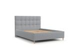 POLSTERBETT Cora 160/200 cm Grau im Riva Stoff