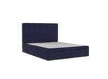 POLSTERBETT Hush mit Stauraum 120/200 cm Marineblau im Alta Stoff