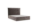POLSTERBETT Eliot mit Stauraum 180/200 cm Braun im Lotta Stoff