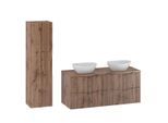 BADMÖBEL 120.6cm Tao 2er-Set Holz