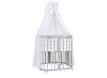 BABYBETT GREY, 7in1 mit Matratze