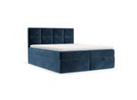 BOXBETT Velto 180/200 cm Dunkelblau im Kronos Stoff