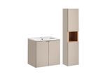 BADMÖBEL 60cm Manoa 2er-Set Kaschmir - Holz