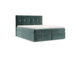 BOXBETT Tivra 180/200 cm Türkis im Kronos Stoff