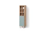 MIDISCHRANK Fucino Grün 30 x 130.6 cm große Tür