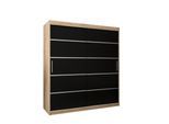 SCHWEBETÜRENSCHRANK 200/180/62 2-türig