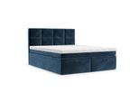 BOXBETT Tessa 160/200 cm Dunkelblau im Kronos Stoff